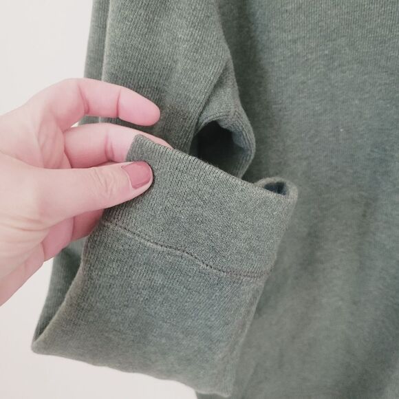 Tommy Bahama Flipshore Reversible 1/2-Zip Pullover Size Large in Green & Blue - Picture 5 of 9